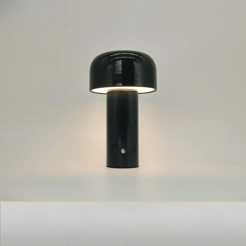 Mushroom Table Lamp in Plastic with USB Charging for Bedside or Desk 8