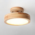 Nordic Log Round LED Ceiling Light