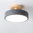 Nordic Log Round LED Ceiling Light