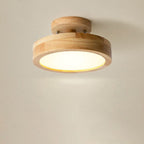 Nordic Log Round LED Ceiling Light