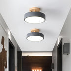 Nordic Log Round LED Ceiling Light