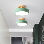 Nordic Log Round LED Ceiling Light