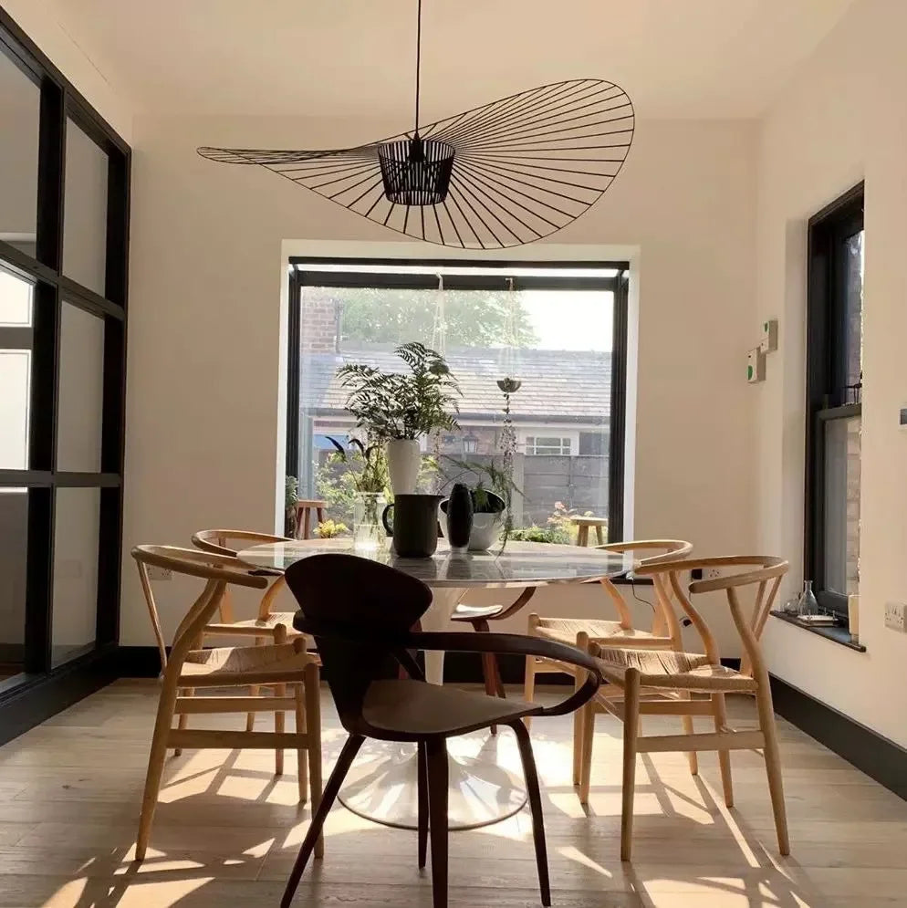 Nordic Glass Pendant Light with Adjustable Hanging Cable in Modern Design 4