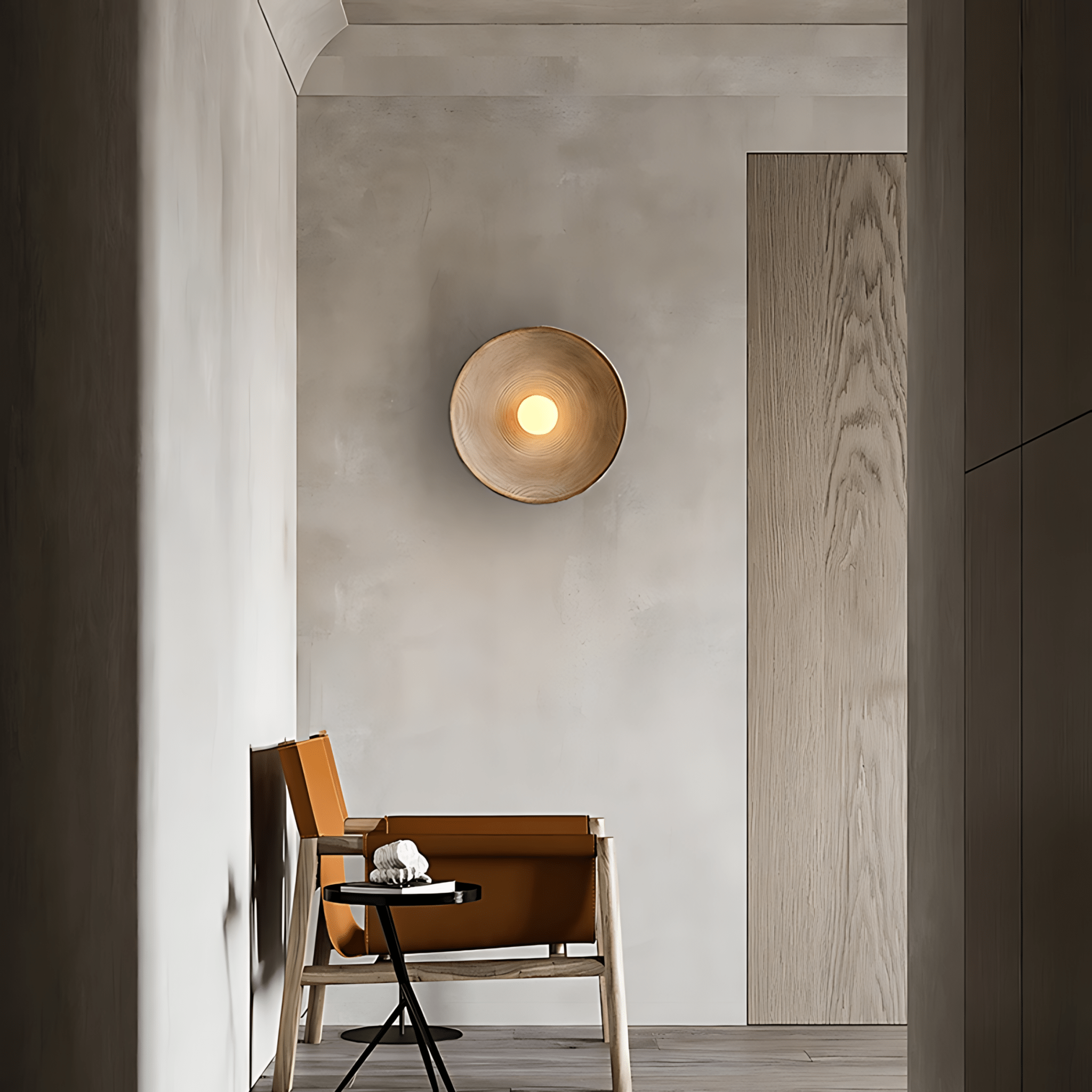 Nova Wall Light – Minimalist Circular Design with Warm White Glow – Stylish Wall Lamp for Modern and Rustic Decor 1