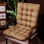 Outdoor Chair Cushion with Polyester Fabric and Padded Support 9