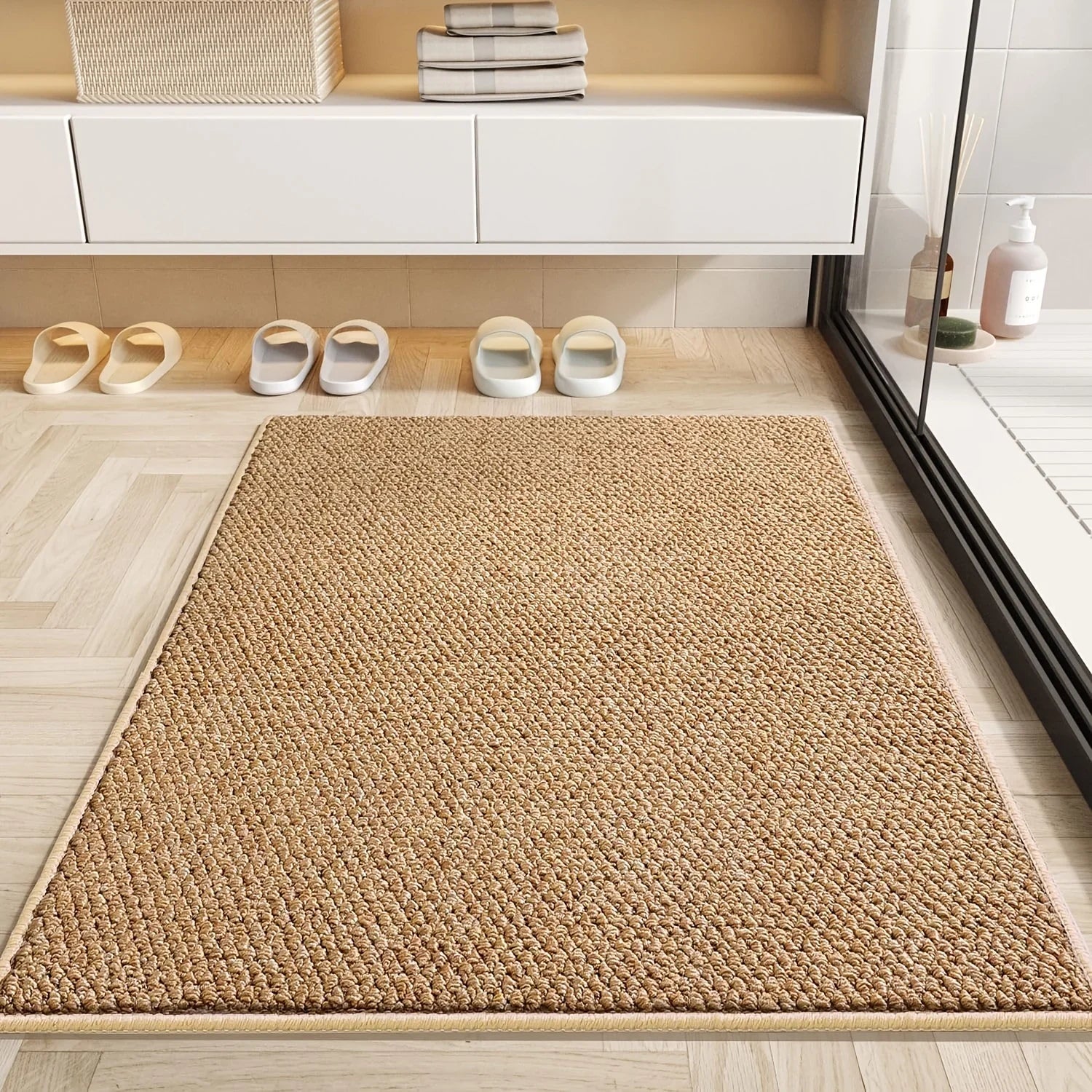 Outdoor Doormat with Synthetic Jute and Non-Slip Backing for High Traffic Areas 0