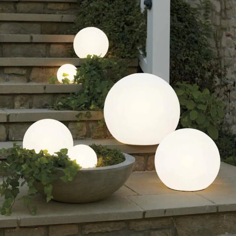 Outdoor Globe Light with Waterproof PVC Design for Garden Use 0