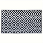 Outdoor Rug with Polypropylene Material and Geometric Design for Patios 2