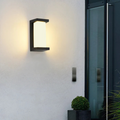 Outdoor Wall Lamp with Plastic Body and Motion Sensor for Gardens 0