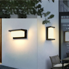 Outdoor Wall Lamp with Plastic Body and Motion Sensor for Gardens 4