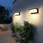 Outdoor Wall Lamp with Plastic Body and Motion Sensor for Gardens 5