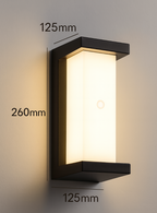 Outdoor Wall Lamp with Plastic Body and Motion Sensor for Gardens 6
