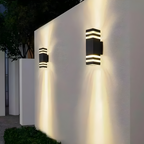 Outdoor Wall Light with Aluminium Body and Dual Illumination Effect 0