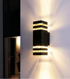 Outdoor Wall Light with Aluminium Body and Dual Illumination Effect 2