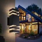 Outdoor Wall Light with Aluminium Body and Dual Illumination Effect 5