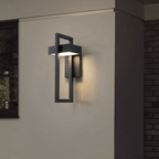 Outdoor Wall Light with Aluminium Frame and Modern Geometric Design 7