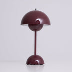 Portable Cordless Table Lamp with Plastic Body and LED Light 15