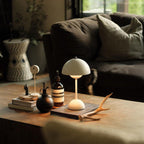 Portable Cordless Table Lamp with Plastic Body and LED Light 3