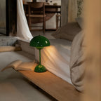 Portable Cordless Table Lamp with Plastic Body and LED Light 5
