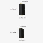 Rectangular LED Outdoor Wall Sconce