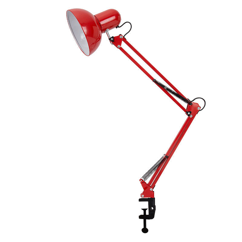 Retractable Long Arm Clip Table Lamp