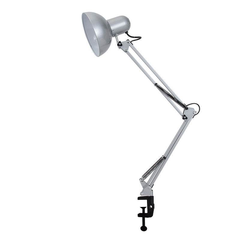 Retractable Long Arm Clip Table Lamp