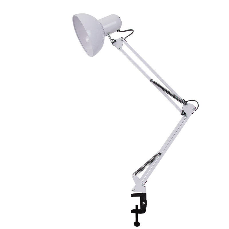 Retractable Long Arm Clip Table Lamp