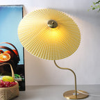 Retro Pleated Umbrella Table Lamp