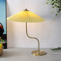 Retro Pleated Umbrella Table Lamp