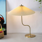 Retro Pleated Umbrella Table Lamp
