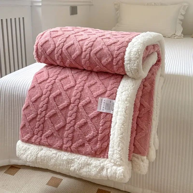 Reversible Sherpa Blanket – Soft Brushed Fleece Throw for Year-Round Comfort and Cozy Decor 7