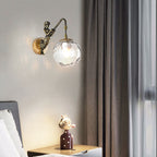 Rustic Mermaid Orb Wall Sconce