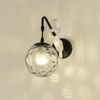 Rustic Mermaid Orb Wall Sconce