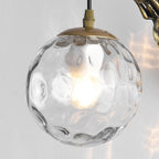 Rustic Mermaid Orb Wall Sconce