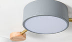 Scandinavian Wood Iron LED Light