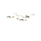 Scandinavian Wood Iron LED Light