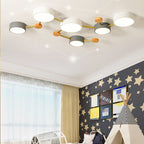 Scandinavian Wood Iron LED Light