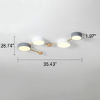 Scandinavian Wood Iron LED Light