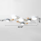 Scandinavian Wood Iron LED Light