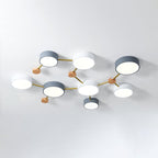 Scandinavian Wood Iron LED Light