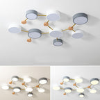 Scandinavian Wood Iron LED Light