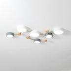 Scandinavian Wood Iron LED Light