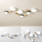 Scandinavian Wood Iron LED Light