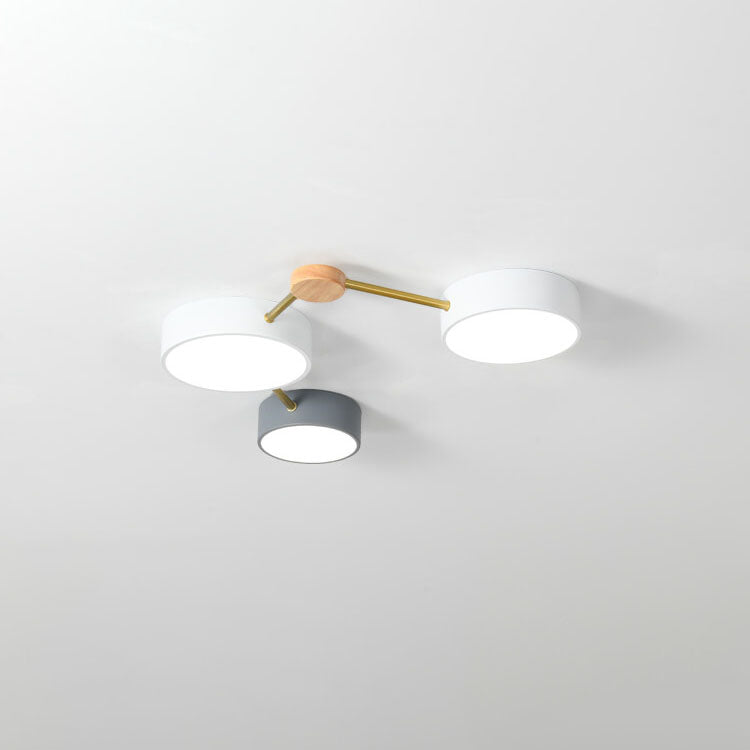 Scandinavian Wood Iron LED Light