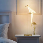 Sculptural Origami Bird Magnetic Accent Light - Rechargeable LED Decorative Lamp 3
