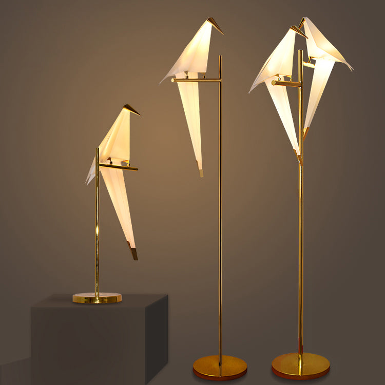 Sculptural Origami Bird Magnetic Accent Light - Rechargeable LED Decorative Lamp 5