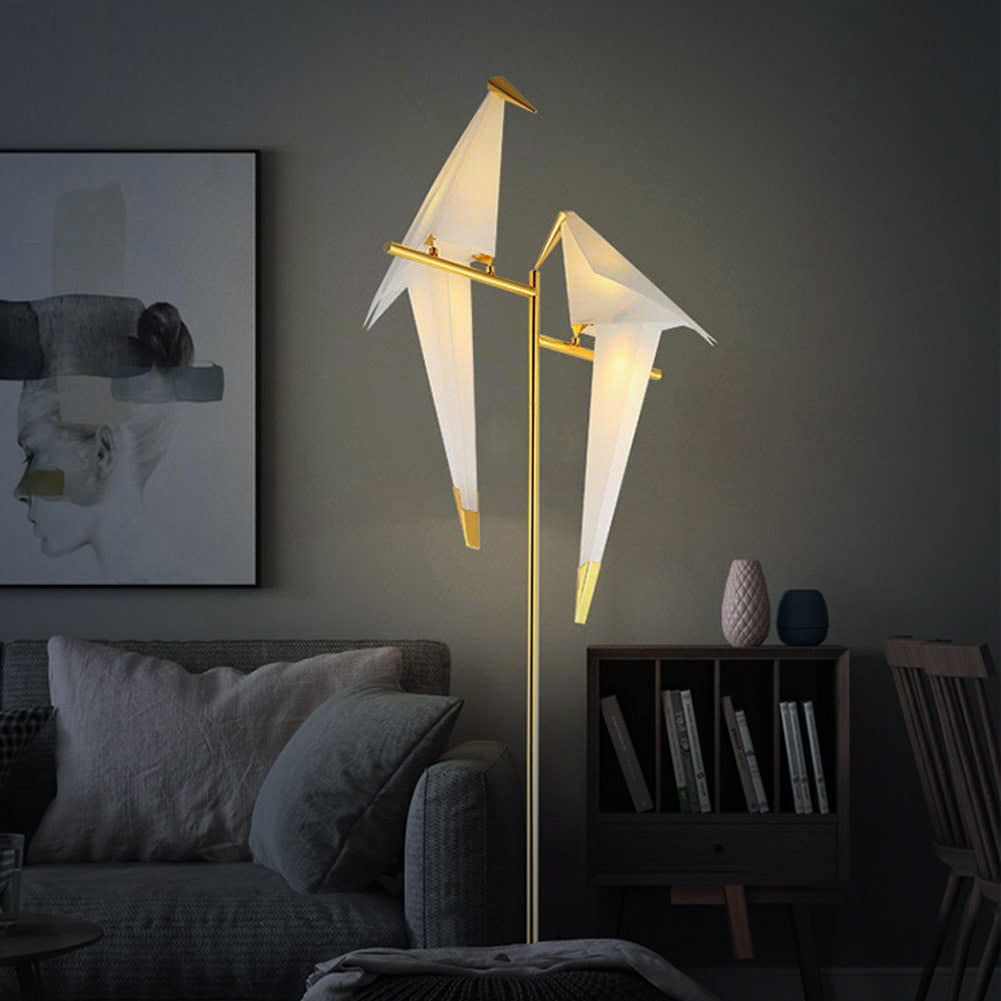 Sculptural Origami Bird Magnetic Accent Light - Rechargeable LED Decorative Lamp 7