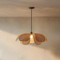 Serralot - Floral-Inspired Rattan Ceiling Lamp with Adjustable Cord 0