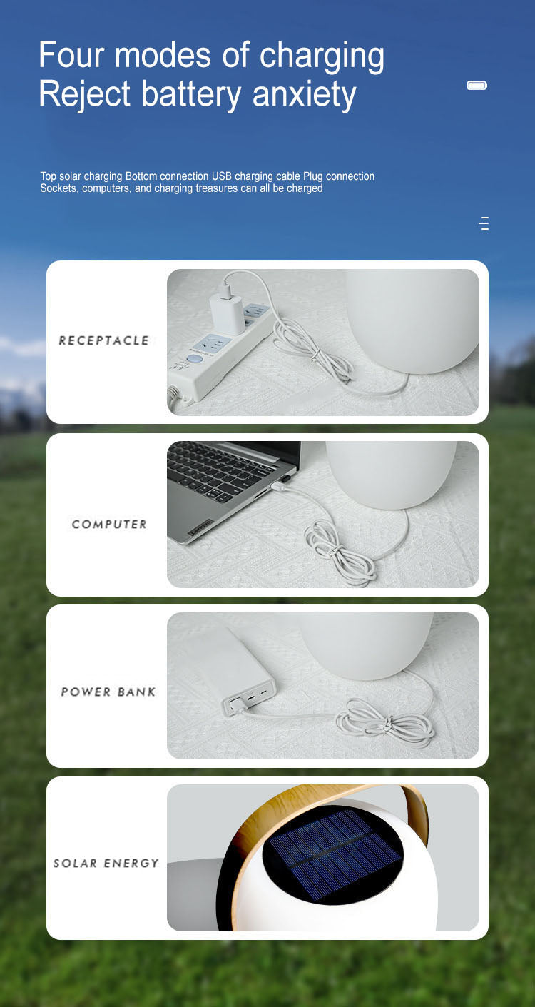 Solar Portable Basket Outdoor Light