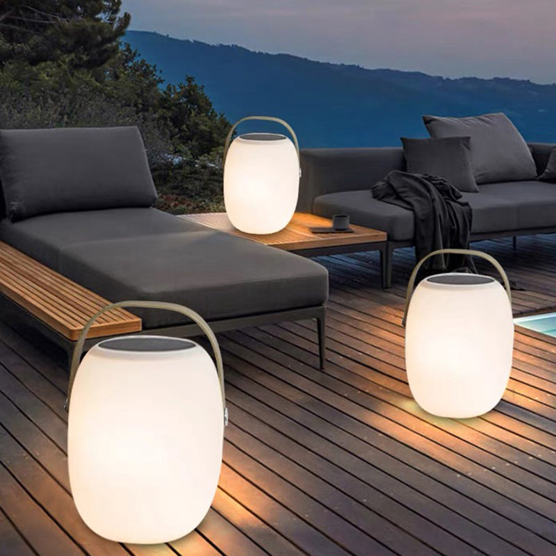 Solar Portable Basket Outdoor Light